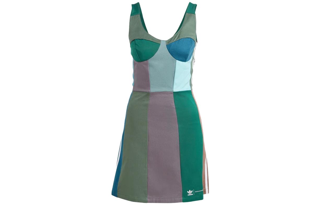 Adidas Originals X KSENIASCHNAIDER Sleeveless Dresses Women s Multicolor Moderate Mid Length II0762 XS