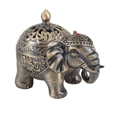 Retro Simple Elephant Incense Burner Creative Home Dining Table Living Room Entrance Incense Burner Decorative Ornament
