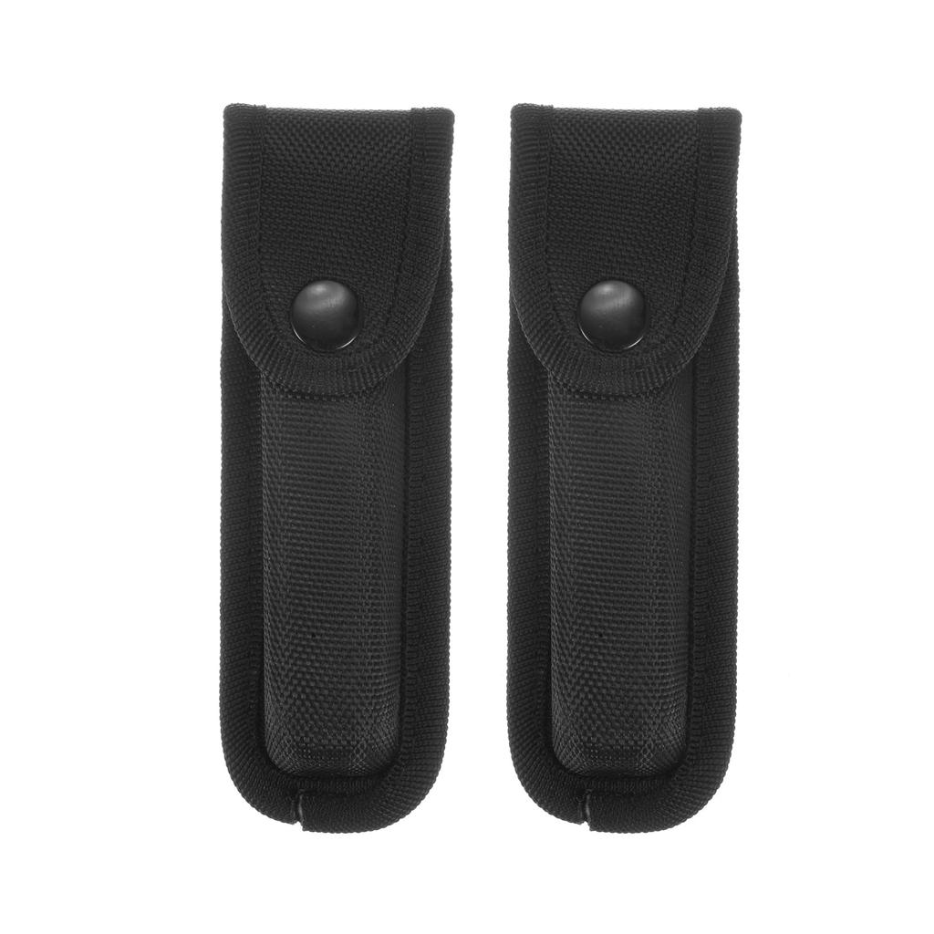 uxcell 2pcs Nylon Pocket Knife Sheath x Horizontal and Vertical Belt Loop Pouch Sheath for Folding Knife with Snap Closure Perfect for Outdoor and