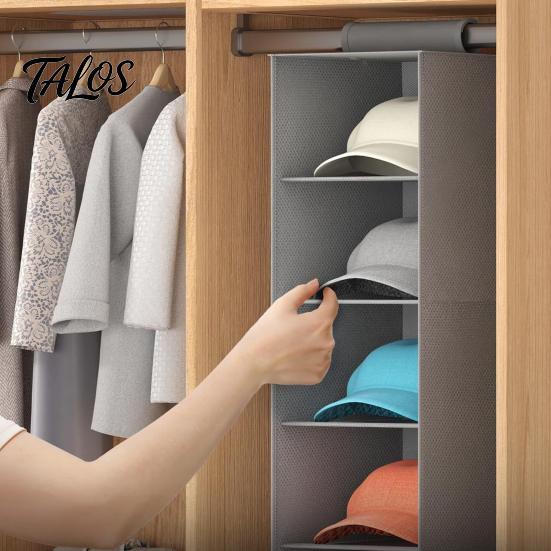 Foldable Cap Display Rack Baseball Storage Bag Organizer Large Capacity Hat with Holder 10 Compartments Easy to Assemble Stand