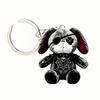 Acrylic Material Cat Keychain Wounded Cat Style Bag Charm Ornament  Halloween Accessories