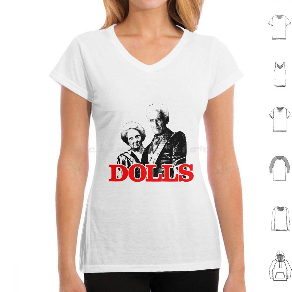 

Dolls T Shirt 6xl Cotton Cool Tee Dolls Movie Film Horror Halloween Cinema Fear Scary Scare Possessed Ian Williams Carolyn 4XL