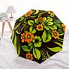 1pc Floral Pattern Auto Open/close, All-Season Portable Folding Umbrella for Women & Men, Travel, Everyday, Formal Events - Compact Luxury Parasol, Ou
