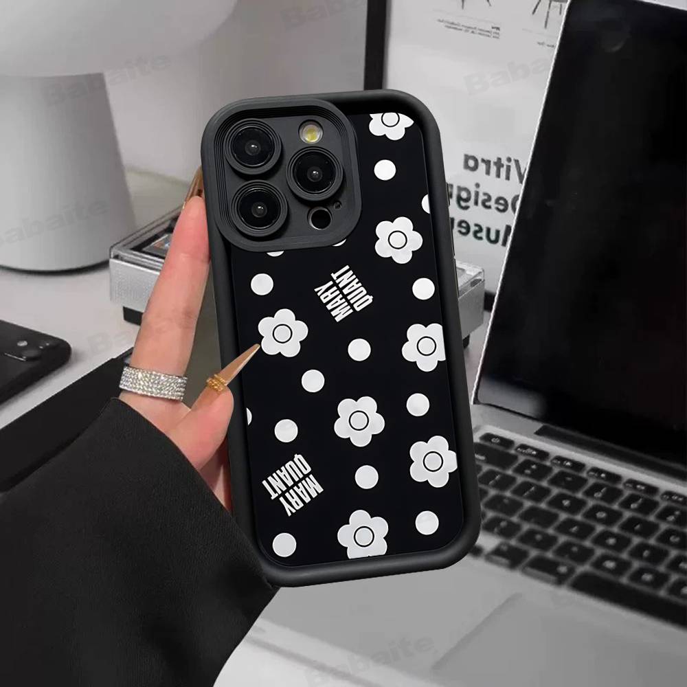 Fashion Pop Mary Quant Phone Case For IPhone 16 15 14 Plus 13 12 11 17 Pro Max Pro Soft Cover