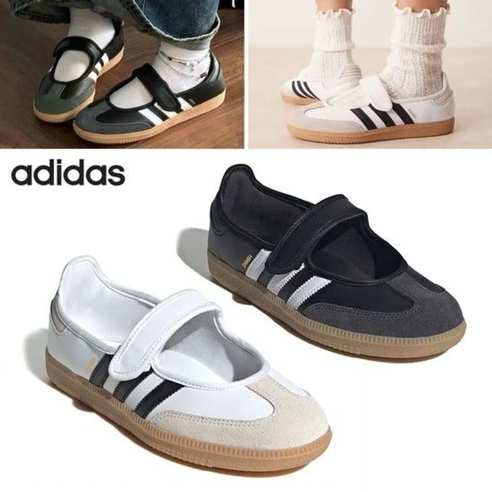 ADIDAS Mary Jane Samba Jane Women s Junior Black White JQ6445 JR1402 02_JR1402/225