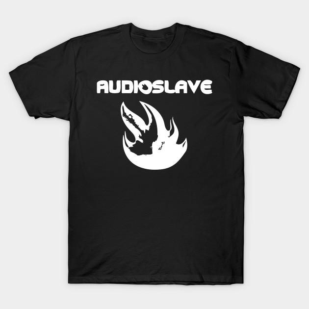 

Мужская черная футболка с принтом группы Audioslave, печать на трансферной бумаге без вырезания, хлопковая футболка M чёрный