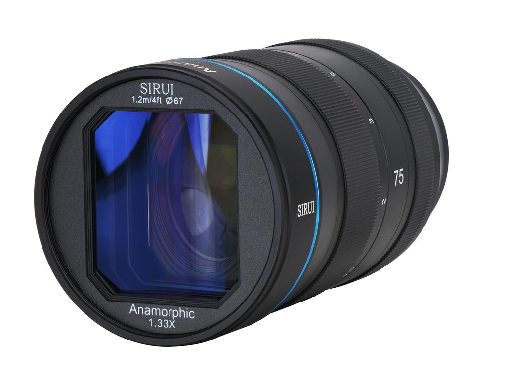 SIRUI 75mm Anamorphic Lens F1.8 1.33X APS-C (RF Mount)