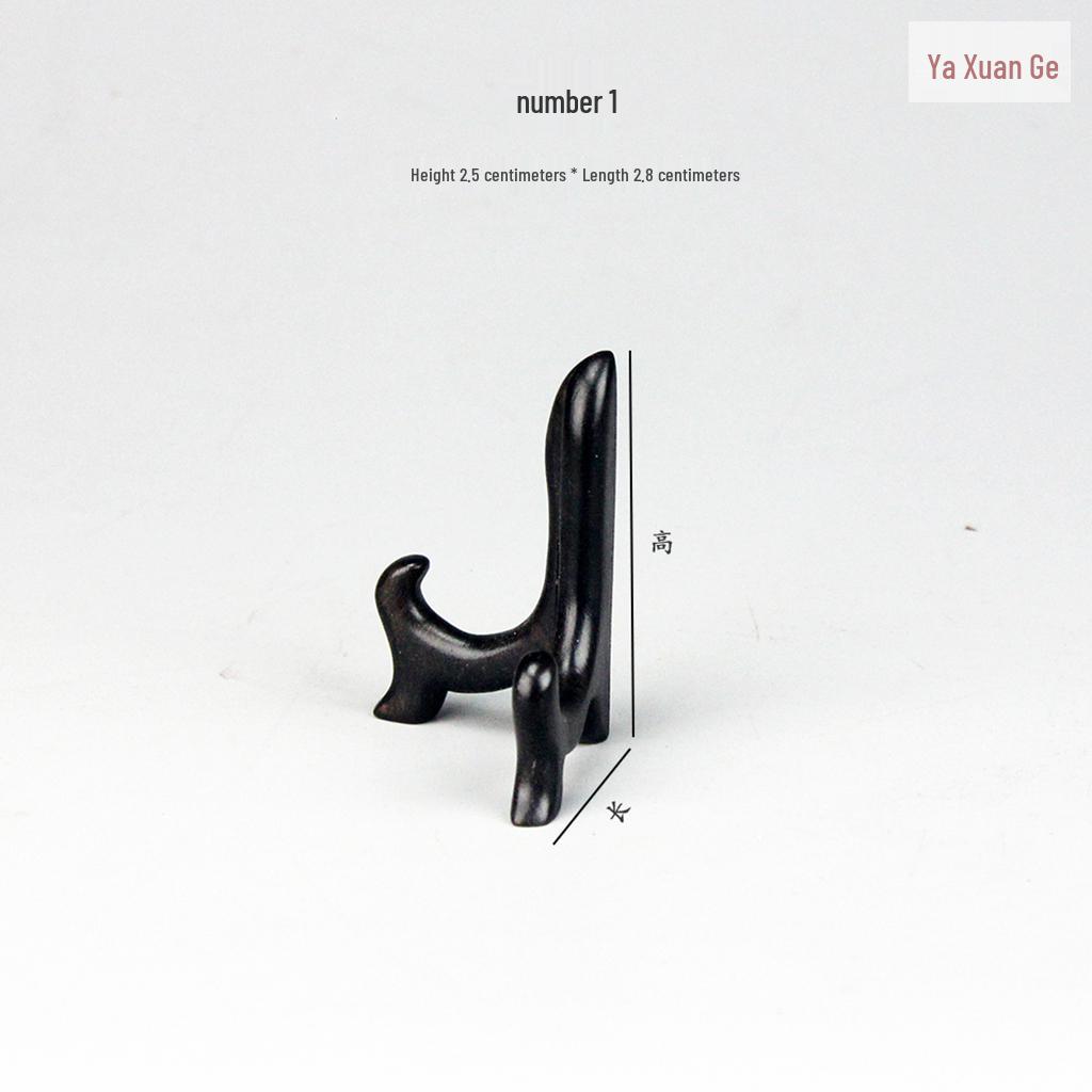 Подставка для дисплея из резного дерева эбенового цитана, в китайском стиле