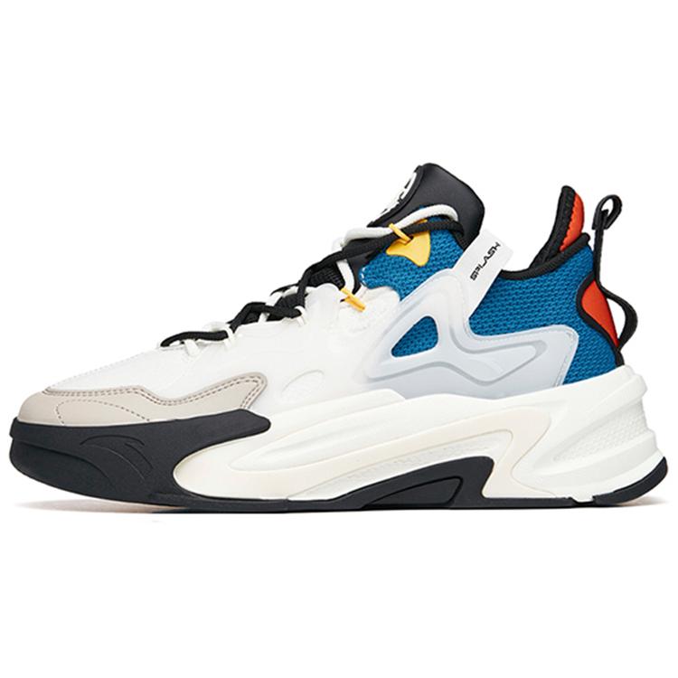 New Anta G6 Soup Wear Resistant Low Top Sports Casual Shoes Men's White Blue Black 112218082-2