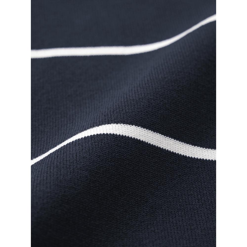 GU by Uniqlo Washable Knit Striped Tee  5 Minute Sleeve 