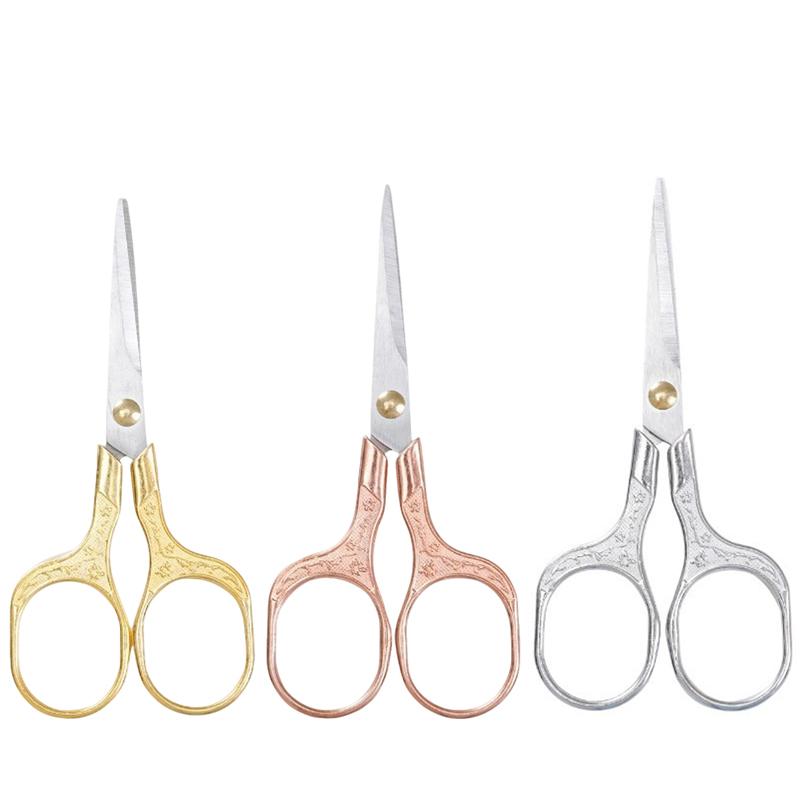 1-5Pcs Stainless Steel Vintage Scissors Sewing Fabric Cutter Embroidery Tailor Thread Scissor Tools for Sewing Shears Small