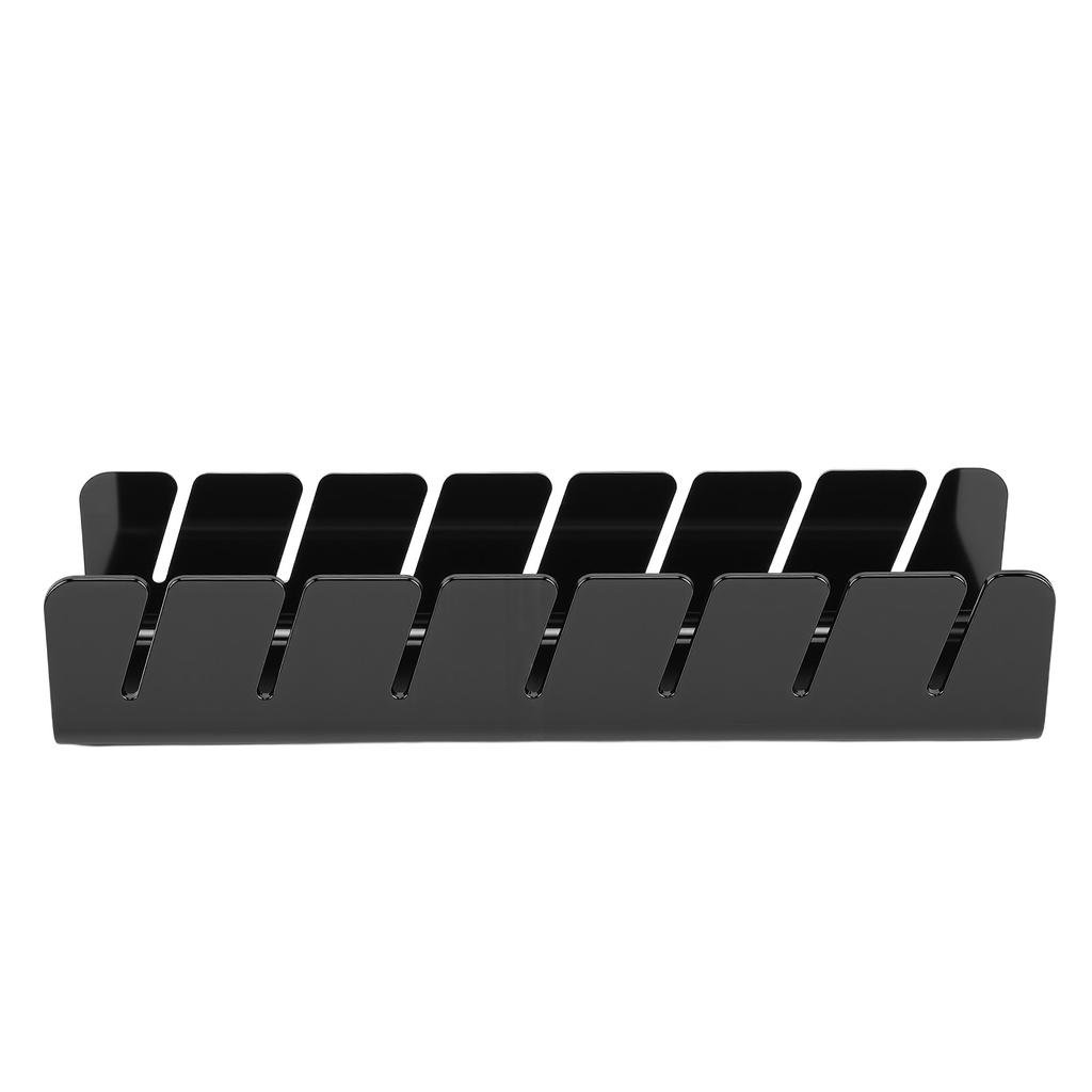 2Pcs Baseball Plastic Hat Display Storage Stand Rack Holder Rectangle Black
