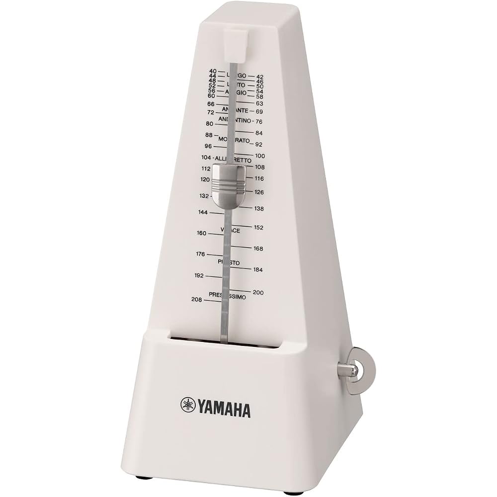 YAMAHA (YAMAHA) Metronome Ivory MP-90IV Classic Triangular Pyramid Style Matte Finish Makes Finge...