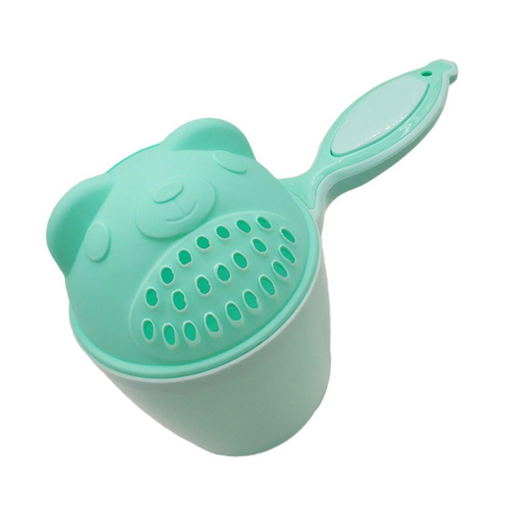 

PP Hippo Baby Shampoo Cup Swimming Head Watering Bottle Shower Head Wash Cup Kids Wash Hair Cup green-B