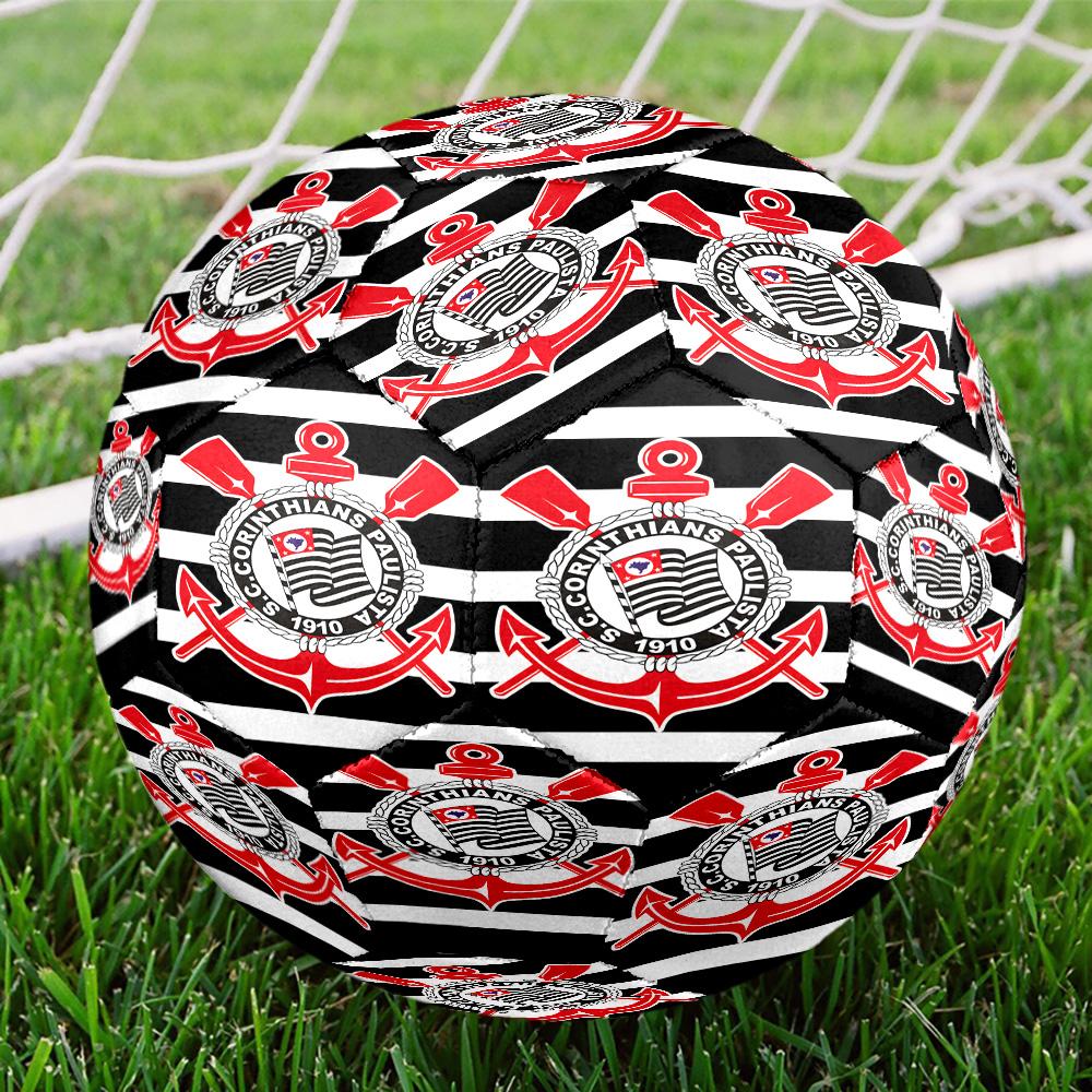 Sport Club Football Crest Printed Size 5 Soccer Balls, High-Quality, Anti-Slip, Protective Football, A Unique Gift , Birthdays, Christmas Gifts
