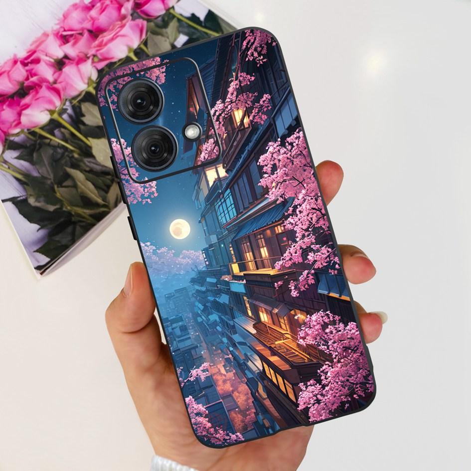 For Motorola Moto G84 G54 5G Case Fashion Flower Butterfly Shockproof Silicone Soft Slim Back Cover For Motorola Moto G14 Bumper