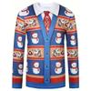 Christmas Series Man T Shirts 3D Funny Harajuku Printed Fashion Long Sleeve Round Neck Clothing For Men Casual Tops T-shirt