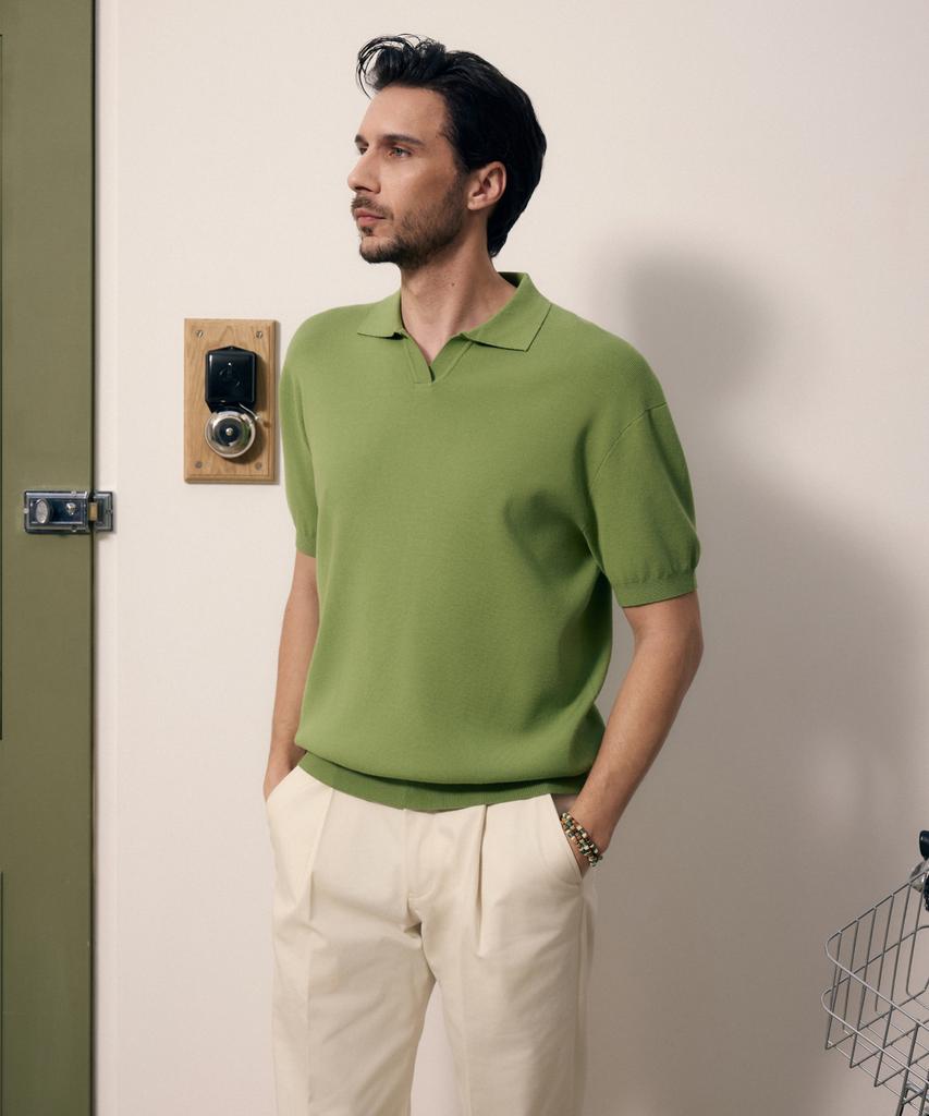 THEKNITCOMPANY Soft Silk Blend Polo Knit 6 Colors (Type B)