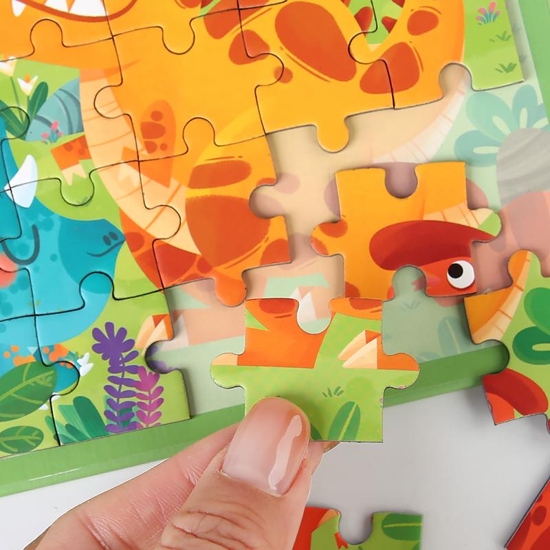 Magnetic Puzzles Games for Kids Busy Quiet Cartoon Animals Jigsaw Book Montessori Baby Educational Toys Children's Early Gifts