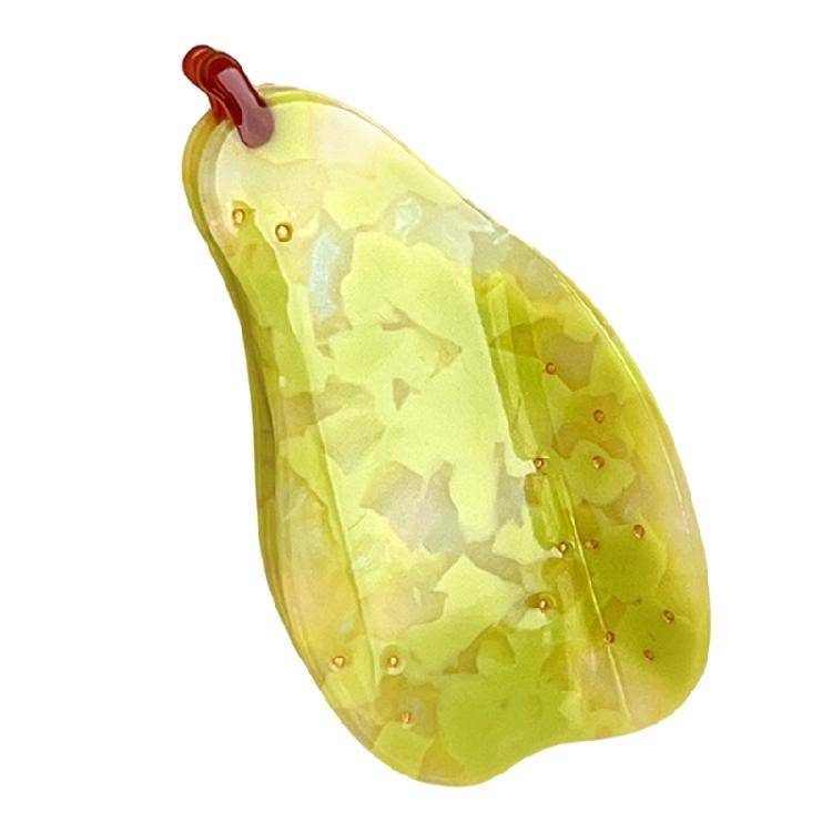 Ponytail Claw Hair Clip Barrettes Clamp Fruit Theme Hair Adornment Hair Ornaments Fun Hairpin for Girls Casual Wear