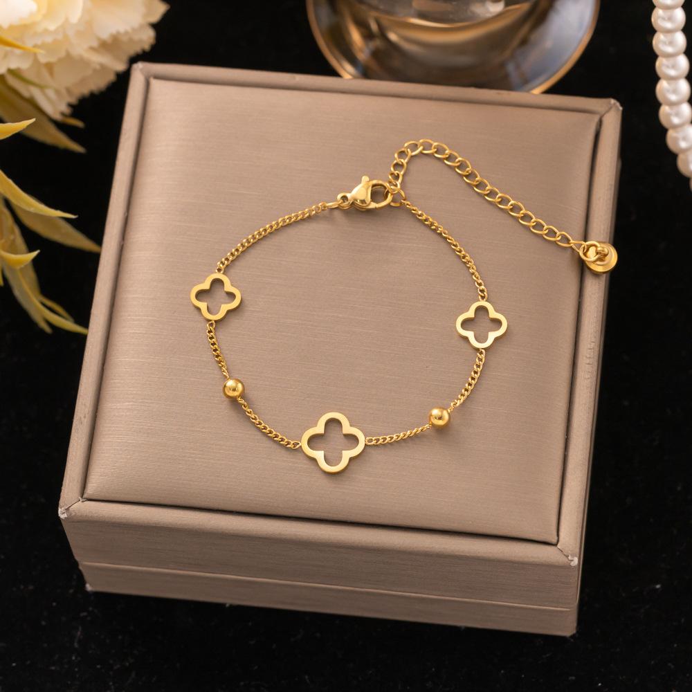 Fashion Titanium Steel Bracelet Never Fade Elegant Durable Jewelry for Women Men Unisex