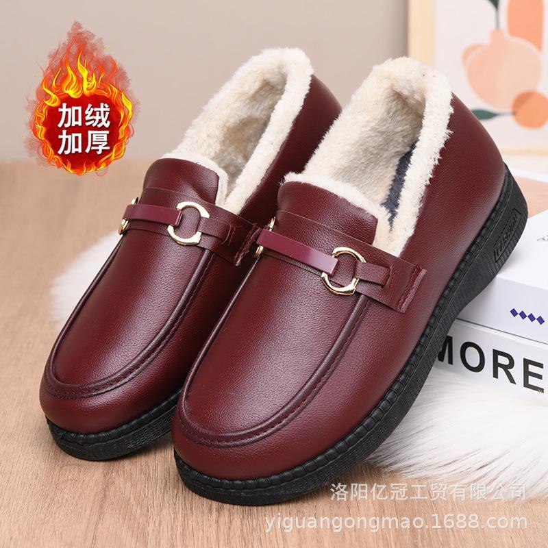 Winter cotton shoes women's cotton shoes middle-aged mother shoes old Beijing non-slip wear-resistant fashion casual old Beijing women's shoes