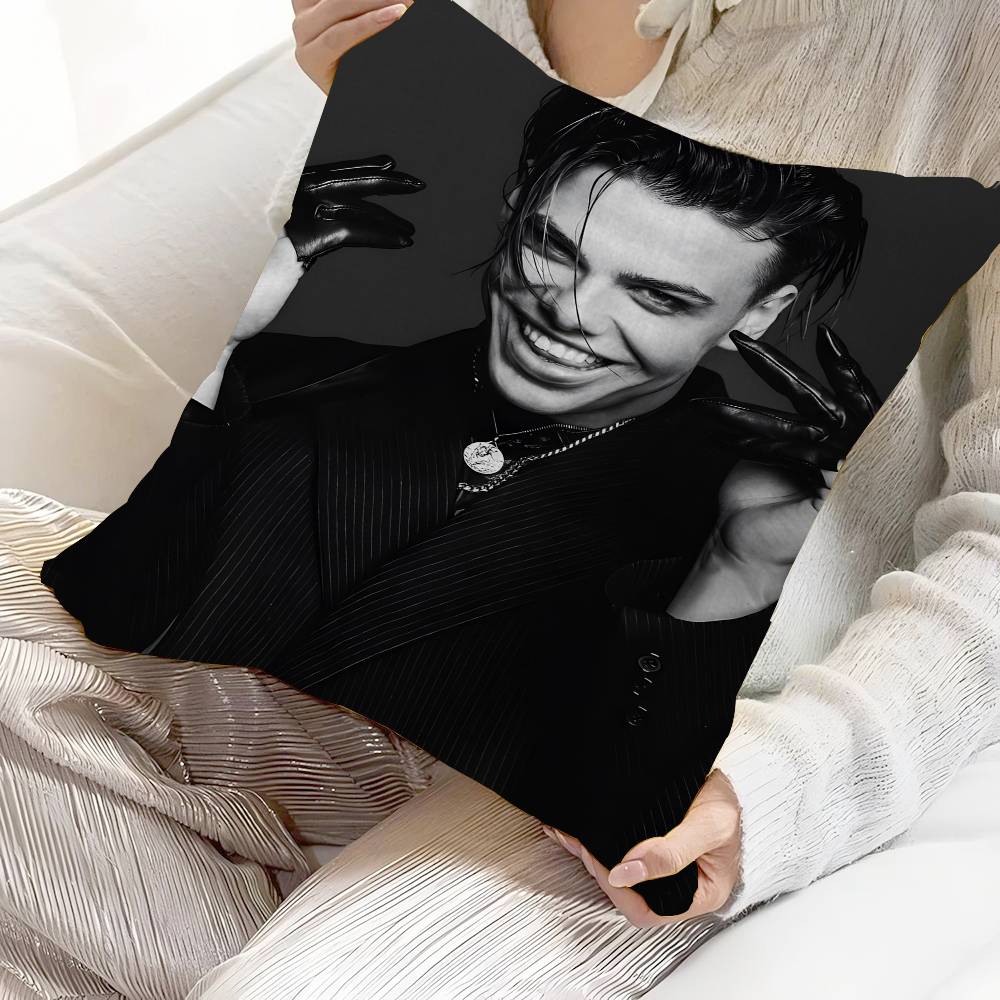 YYungblud Rock Singer Office Cushion Pillowcase Car Cushion CoverXCM Lumbar Pillowcase Sofa Pillowcover