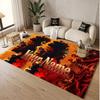 Custom Name Crystal Velvet Rug,The Weeknd Comfortable Anti Slip Floor Mat For Room Decoration