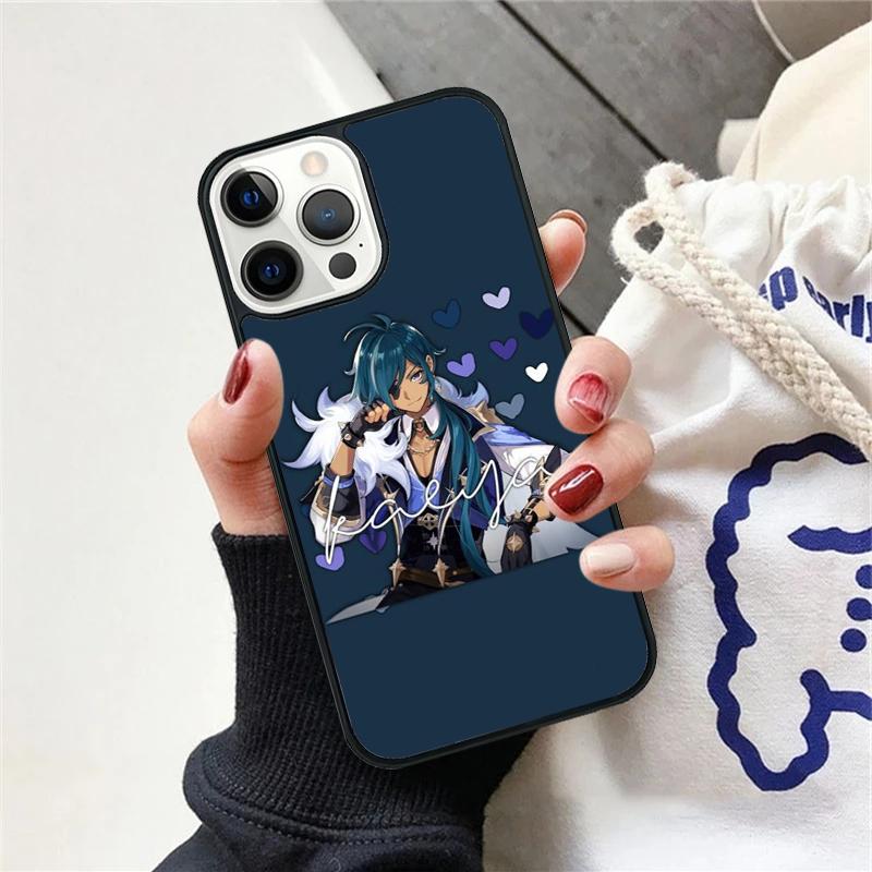 Genshin Impact Kaeya Phone Case For iPhone 17 Air 15 16 Cover 11 13 14 Pro Max 12 Plus Max Fundas