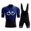 Mens Cycling Shorts Jersey Set Quick-Dry Breathable Mountain Road Bike Riding Apparel