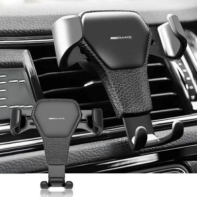 1pc Gravity Car Phone Holder Air Vent GPS Stand Vent Clip For Mercedes-Benz AMG C500 C200 C300 A B C E GLA CLA GLK GL ML GLE W204 W205 W203 W211 W212