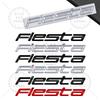 T31PCS Metal Letter For Fiesta 3D Emblem Car Rear Trunk Decals Lettering Badge Auto Accessories Styling