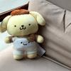 25cm Cartoon Pompompurin best Friends Overalls Series Plush Doll Pudding Dog cute Soft Stuff Doll Toy Room Decor Birthday Gifts
