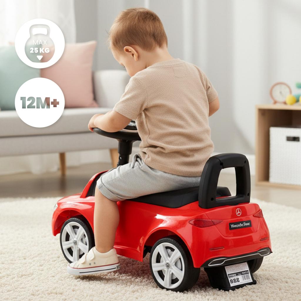 Ride-on Pusher Walker Mercedes C-Class Red Sun Baby