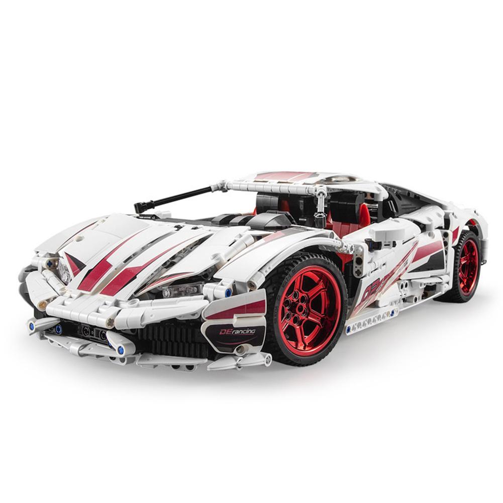 C61018 LP610 4-wheel Drive Racing Vehicle Model With Independent Suspension System High-difficulty Assembling Building Blocks Toys