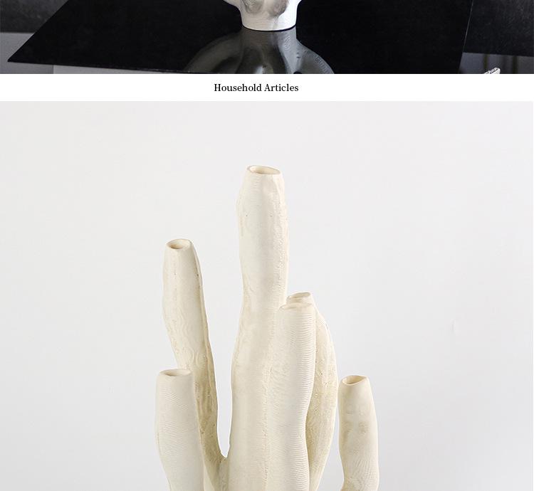 Creative Coral Tube Handicraft: Modern Marine Art for Home or Office Display