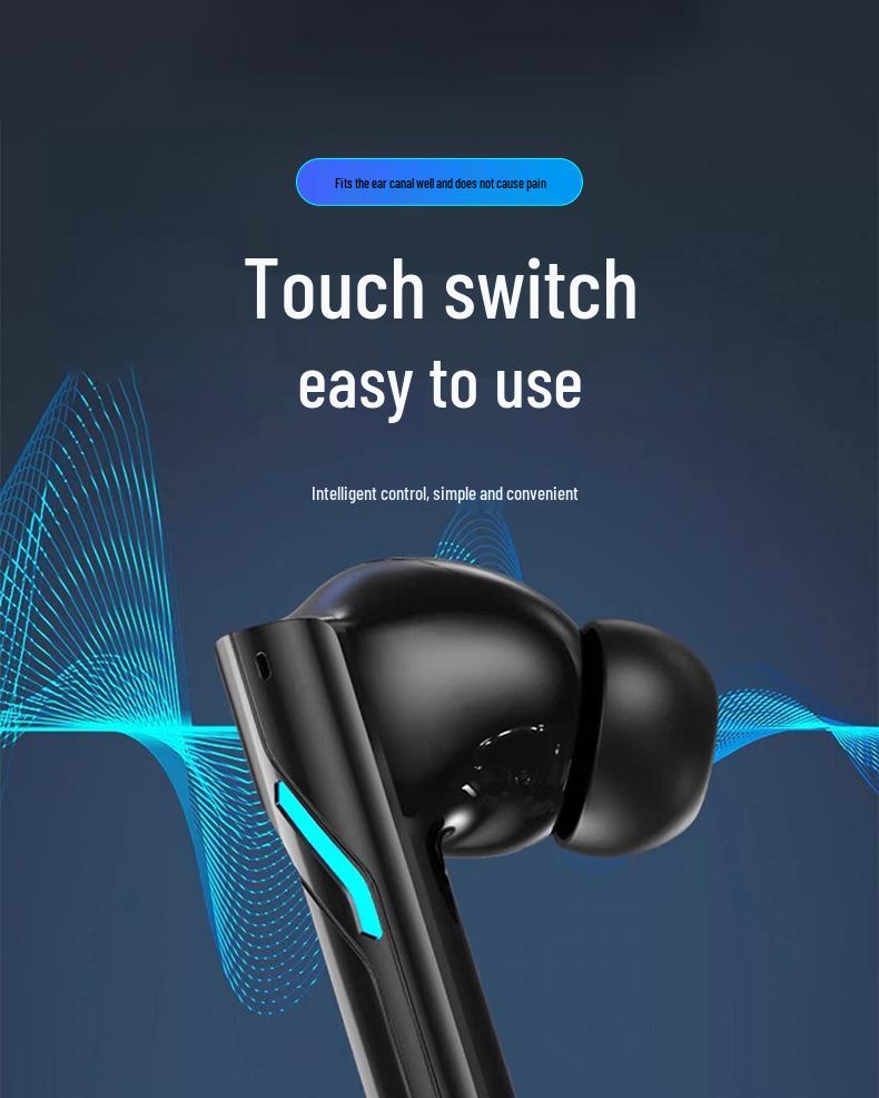 Cool Esports Wireless Noise-Cancelling Bluetooth In-Ear Headphones for Sports & Gaming