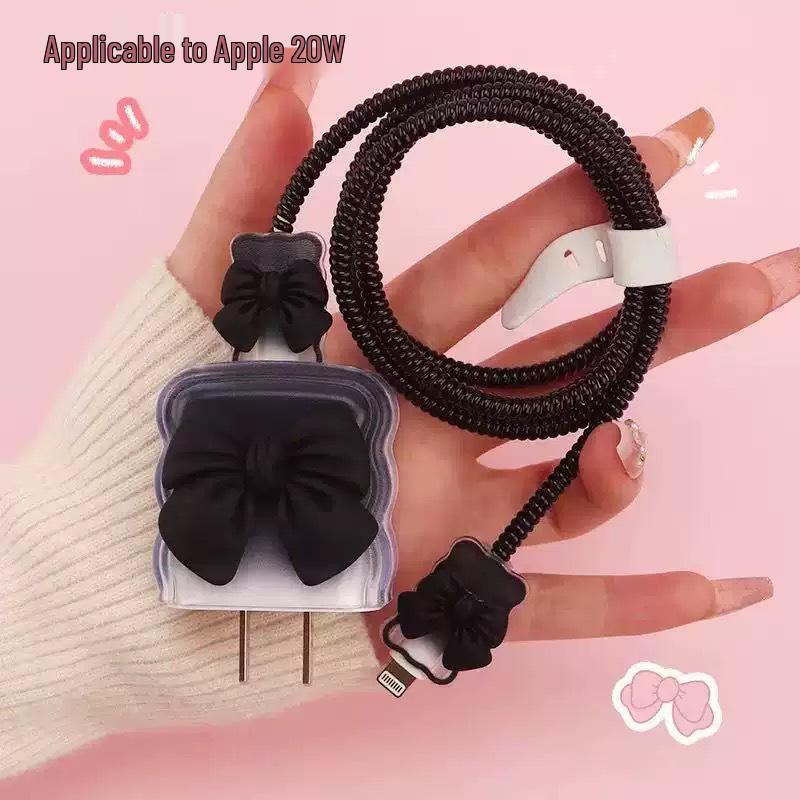 

Wave Gradient Bow Data Cable Sleeve for Apple 18-20W Charger and iPhone15 18/20W