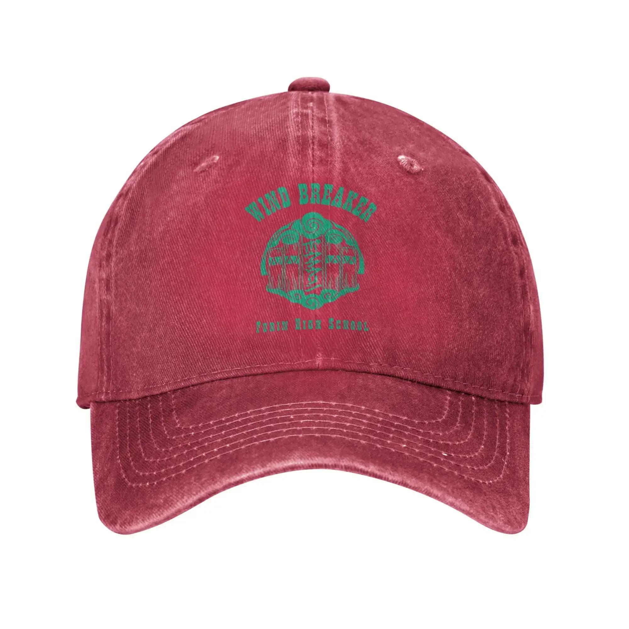 

Wind Breaker Sun Baseball Cap anime yk Cute FeUnisex Unisex Washed Trucker Hat Breathable Print Fishing Baseball Caps Birthday Gift One Size