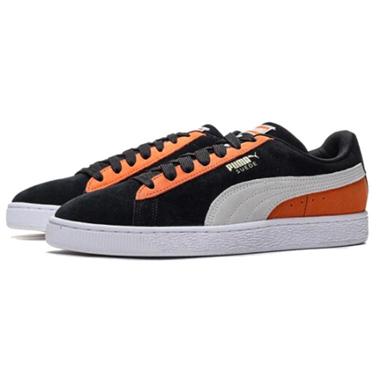 Puma Suede Black Orange Unisex 365347-78