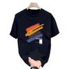 Heavy Cotton Oversize Short-Sleeved T-Shirt Men'S American Trendy Loose T-Shirt High Street Half-Sleeved