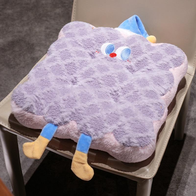 

Creative Soft Biscuits, Seat Cushions, Chair Cushions, Classroom Stools, Butt Cushions, Girls Office Sedentary Seat Cushions, Chair Cushions 40*40*8cm（0.4kg） фиолетовый