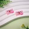100pcs Valentine's Day Cute Love Heart Envelope Love Letter Resin Charms for Earrings Necklace Keychain Diy Jewelry Making