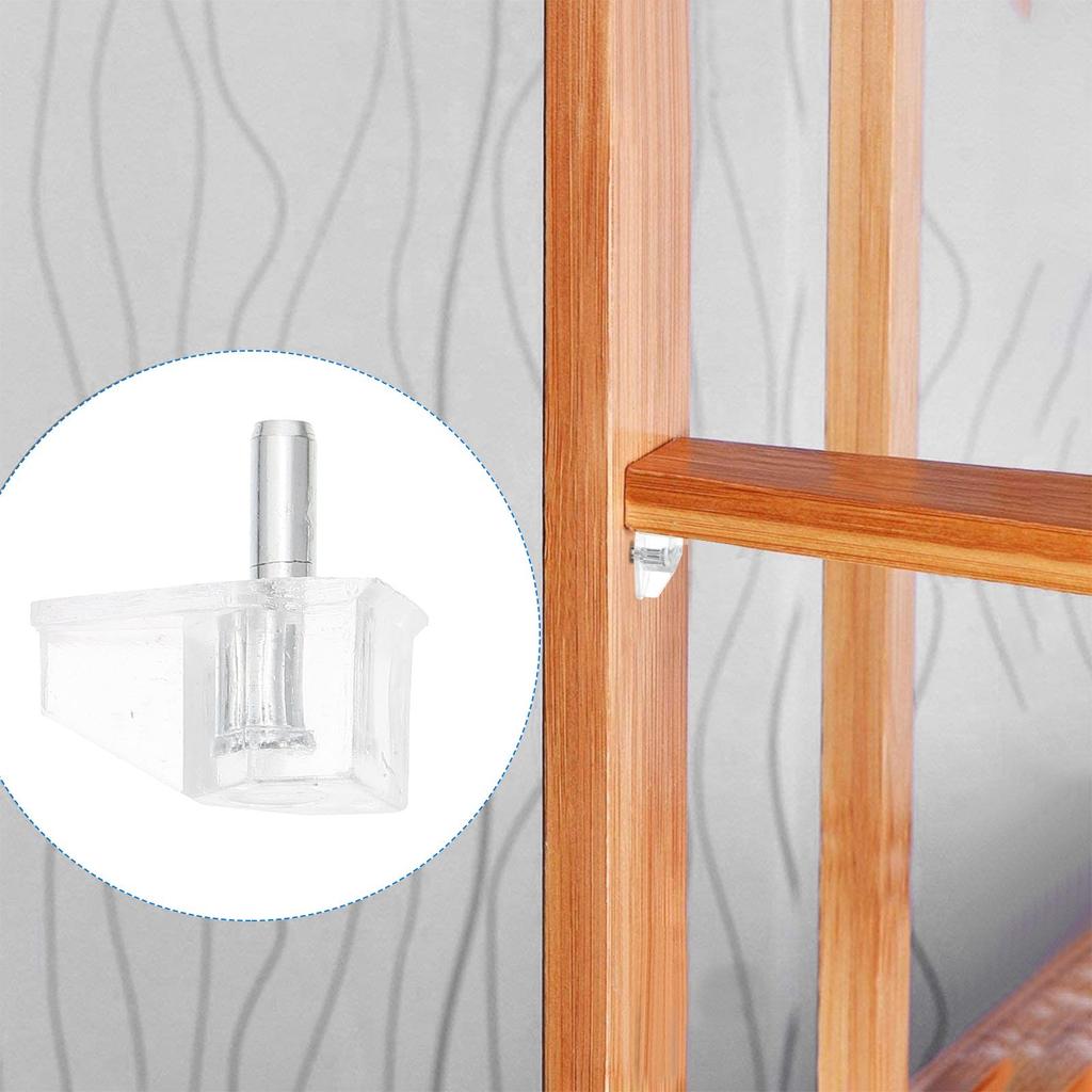 20 Stück Küchenschrank Stützstift Regalstifte für Regalhalter Transparent