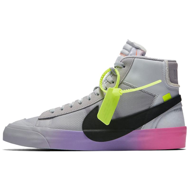 

Nike Blazer Mid Off White Wolf Grey Serena Queen Sneakers Skateboard Shoes AA3832-002 39