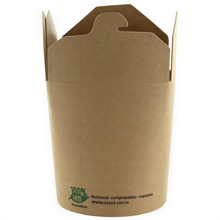 Box Na Przekąski Kraft 470 Ml 9,8 X 8,2 X 7 Cm 25 Szt.
