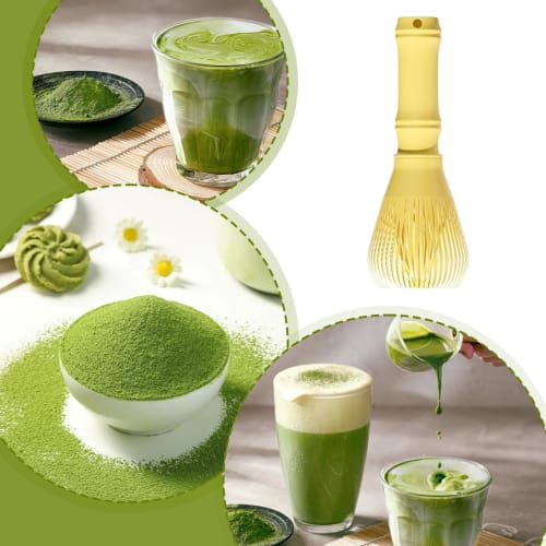 Matcha Whisk - Dishwasher Safe Matcha Stirring Stick | Green Tea Powder Mixer Brush, Kitchen Tool, Handy Mixing Accessory for Home Use