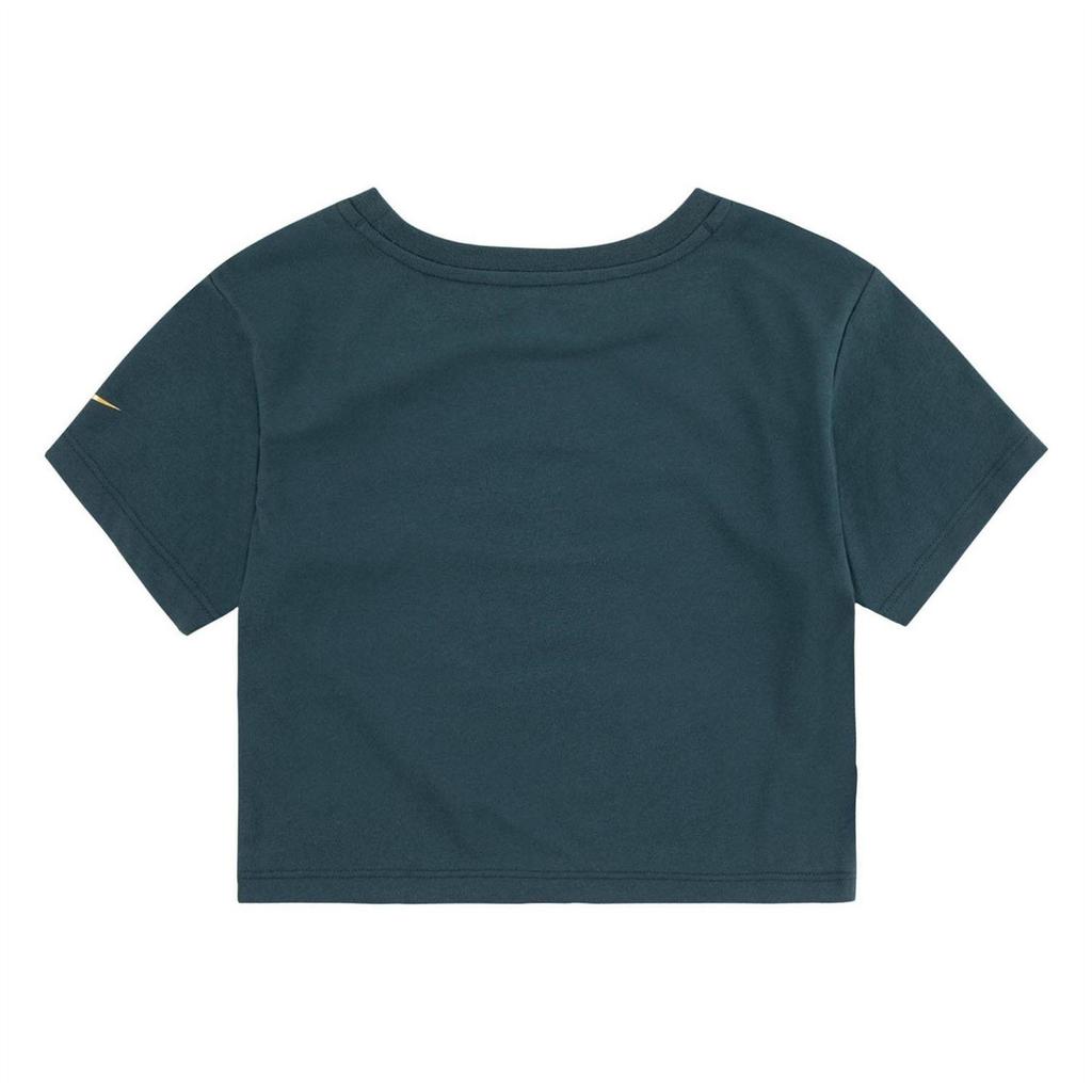 Nike Childrens/Kids Just Do It Shiny Crop T-Shirt