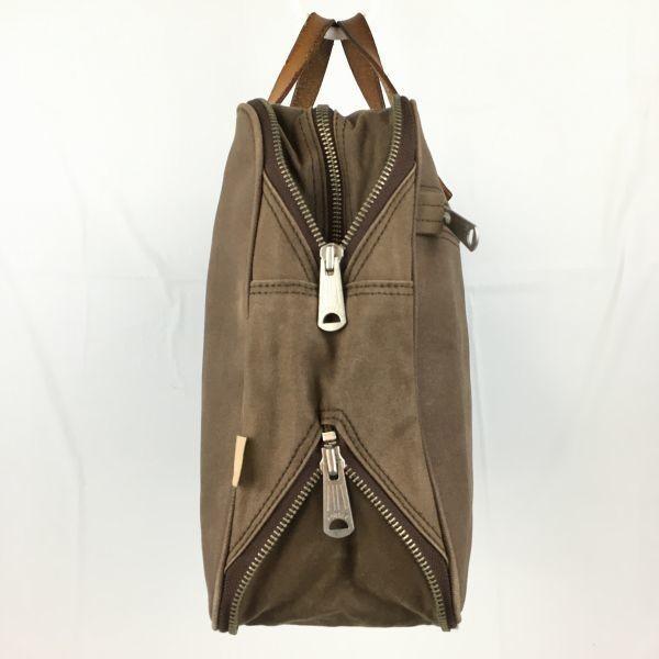 Porter Dokumenten-Business-Aktentasche Braun Yoshida Kaban Verstellbare Breite(GEBRAUCHT)