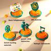 Cute Animals Pop-Up Toys with Music Multidimensional Training Electric Piano Enlightenment Toy for Toddler Preschool Games Gift